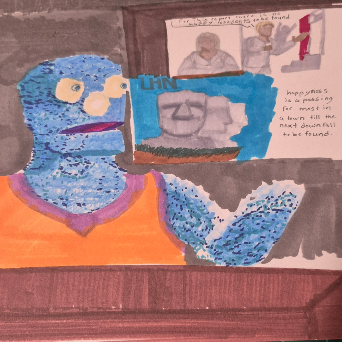 Inked Path: the year is changed to a new, comic art, comic strips, inkedpath, late to the party, puzzlement, Quibbles of the scribbles, the clone did it, used or not, webcomic.