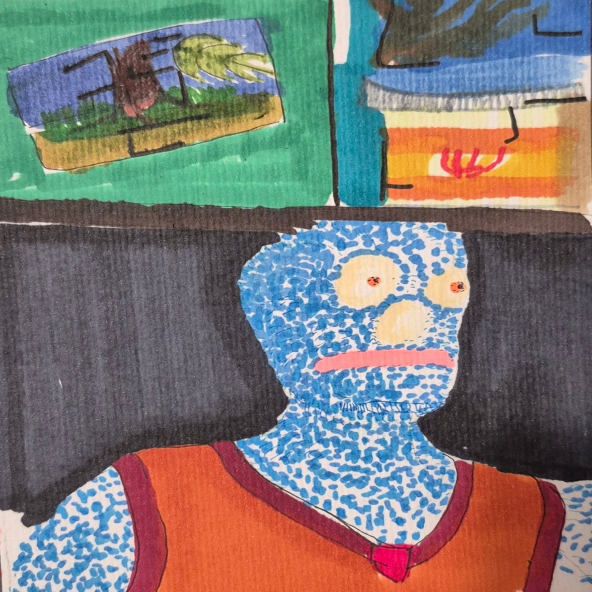 Inked Path: A murky depth and foggy view brings to mind, right?, comic art, comic strips, inkedpath, late to the party, puzzlement, Quibbles of the scribbles, the clone did it, used or not, webcomic.