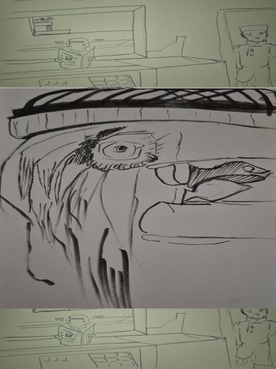 Inked Path: Flot to the Mind's Sight, Chasing the dreaming meaning, right?, comic art, comic strips, inkedpath, late to the party, puzzlement, Quibbles of the scribbles, the clone did it, used or not, webcomic.