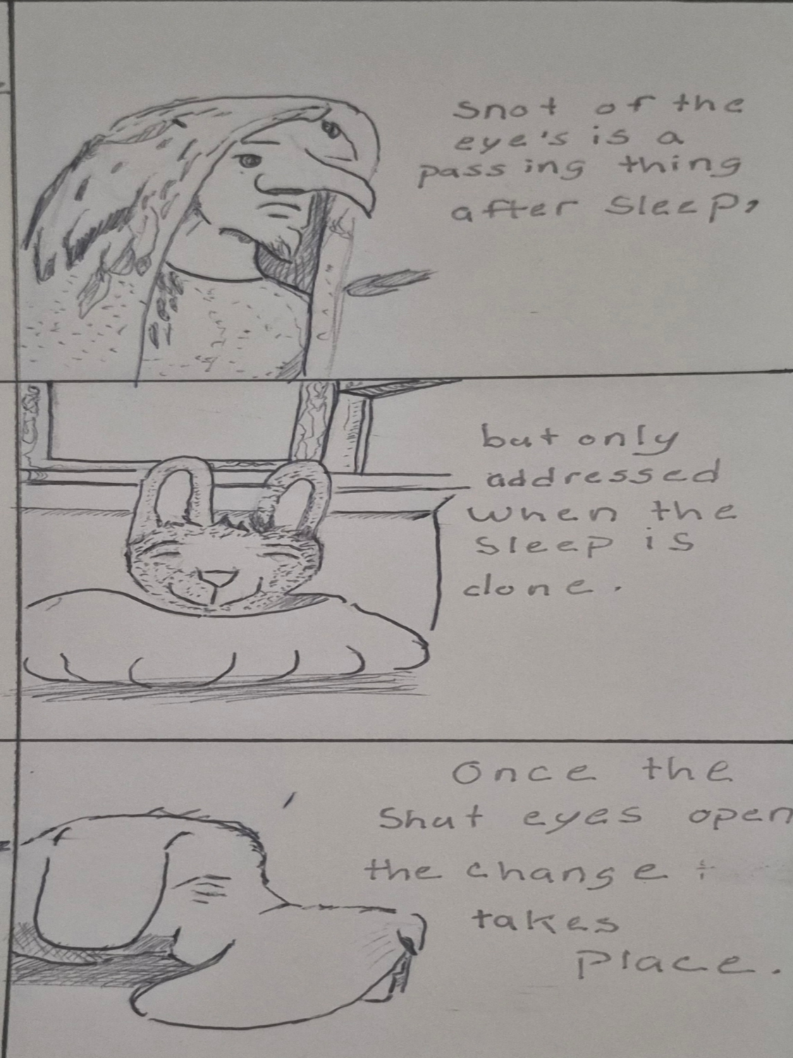 Inked Path: Wait, it was a different line, right?, comic art, comic strips, inkedpath, late to the party, puzzlement, Quibbles of the scribbles, the clone did it, used or not, webcomic.