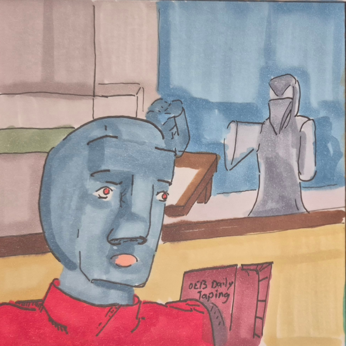 Inked Path: Majority of Contributions Shape the Journey, comic art, comic strips, inkedpath, late to the party, puzzlement, Quibbles of the Scribbles, the clone did it, used or not, webcomic.