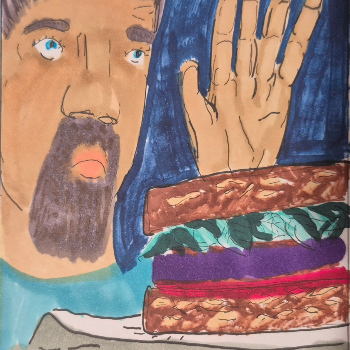 Inked Path: Wait, it was a different line, right?, comic art, comic strips, inkedpath, late to the party, puzzlement, Quibbles of the scribbles, the clone did it, used or not, webcomic.