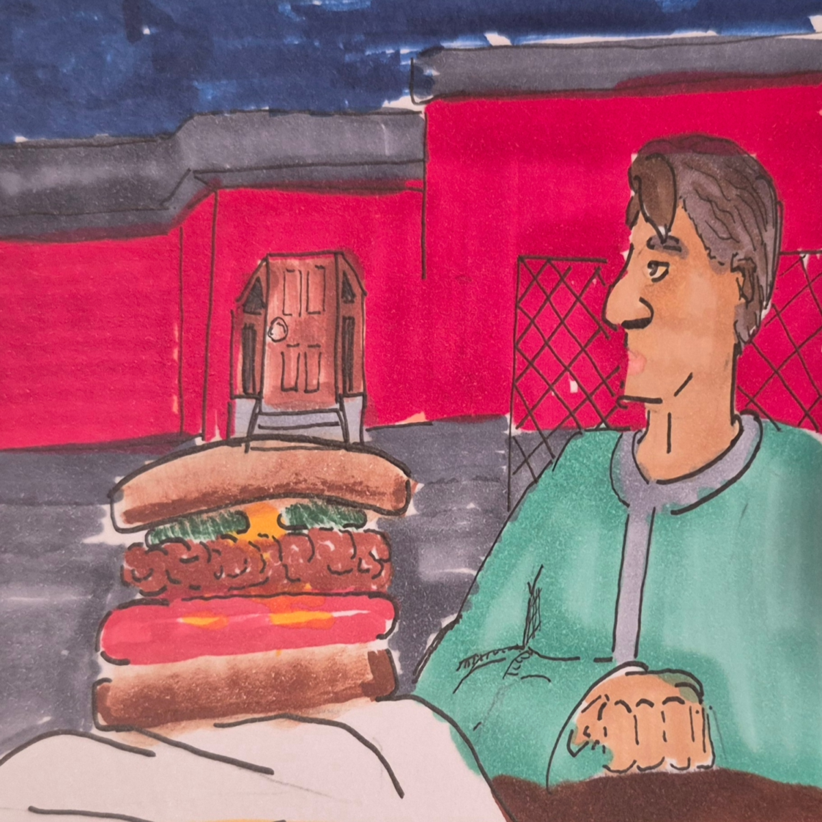 Inked Path: Wait, it was a different line, right?, comic art, comic strips, inkedpath, late to the party, puzzlement, Quibbles of the scribbles, the clone did it, used or not, webcomic.