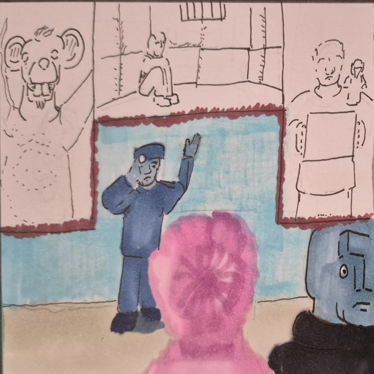 Inked Path: Once Used, Now The Cover, right?, comic art, comic strips, inkedpath, late to the party, puzzlement, Quibbles of the scribbles, the clone did it, used or not, webcomic.