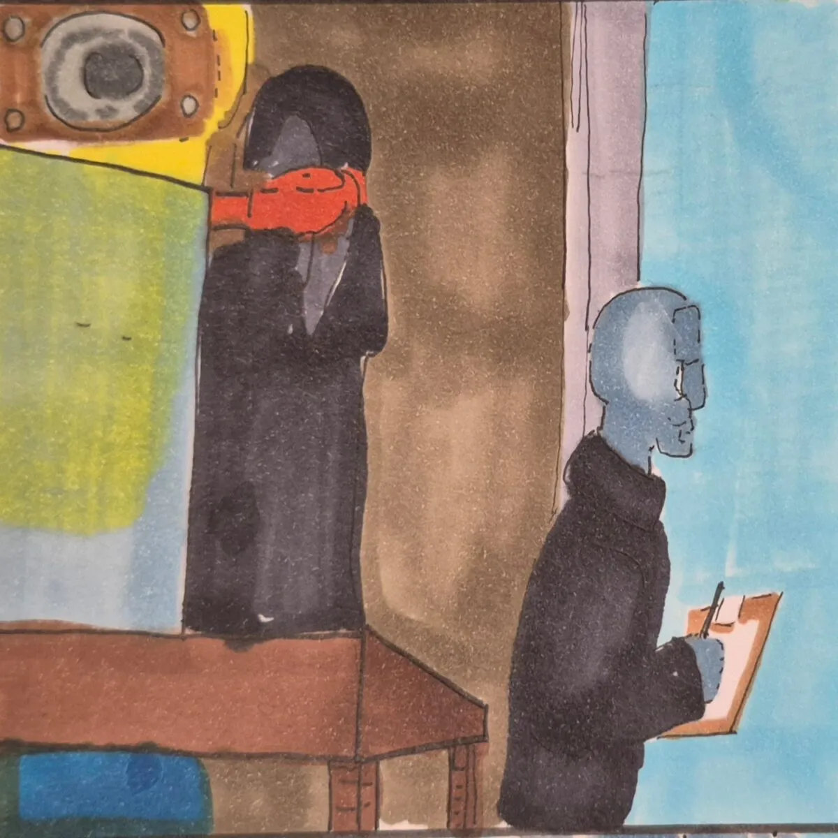 Inked Path: Flot to the Mind's Sight, Chasing the dreaming meaning, right?, comic art, comic strips, inkedpath, late to the party, puzzlement, Quibbles of the scribbles, the clone did it, used or not, webcomic.