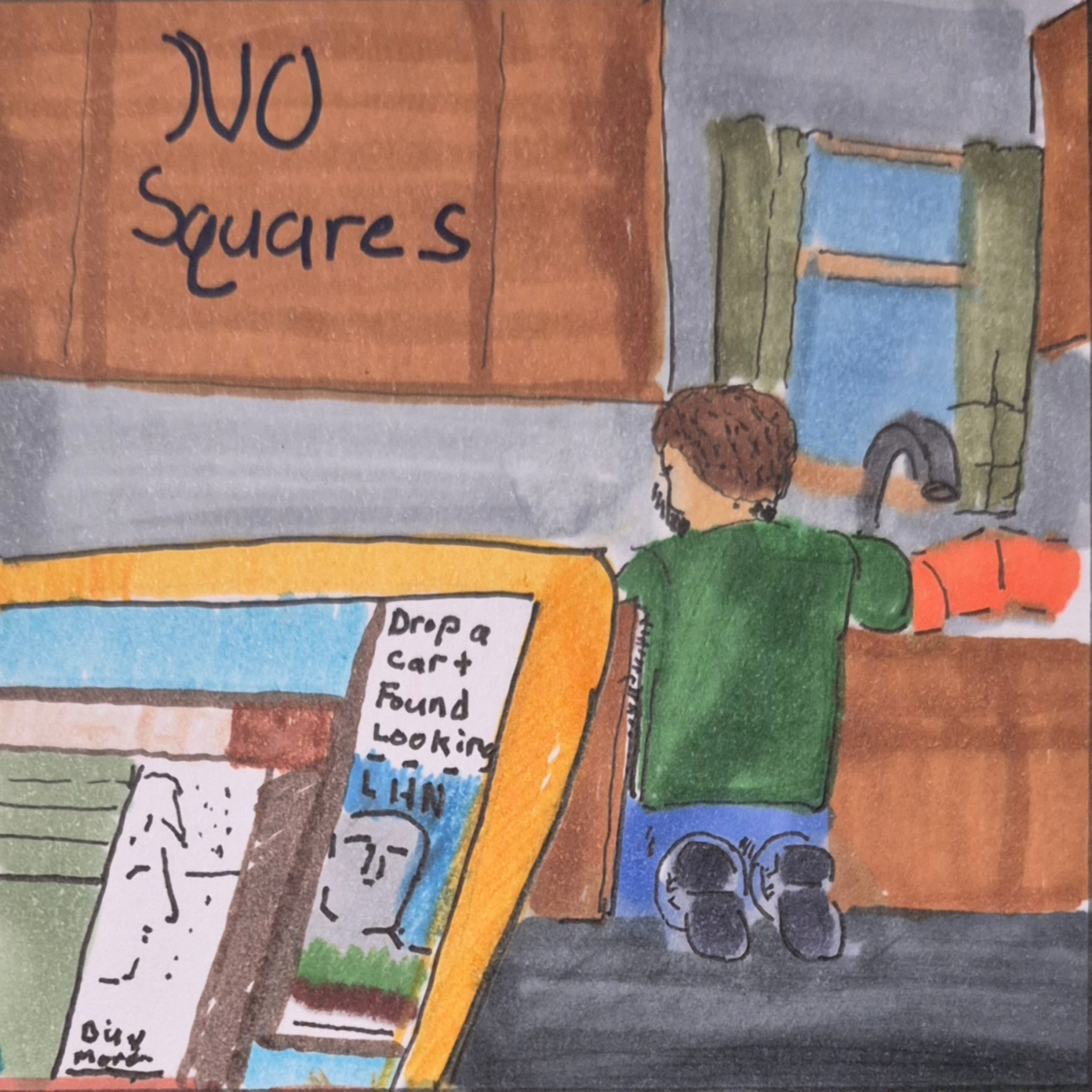 Inked Path: Once Used, Now The Cover, right?, comic art, comic strips, inkedpath, late to the party, puzzlement, Quibbles of the scribbles, the clone did it, used or not, webcomic.