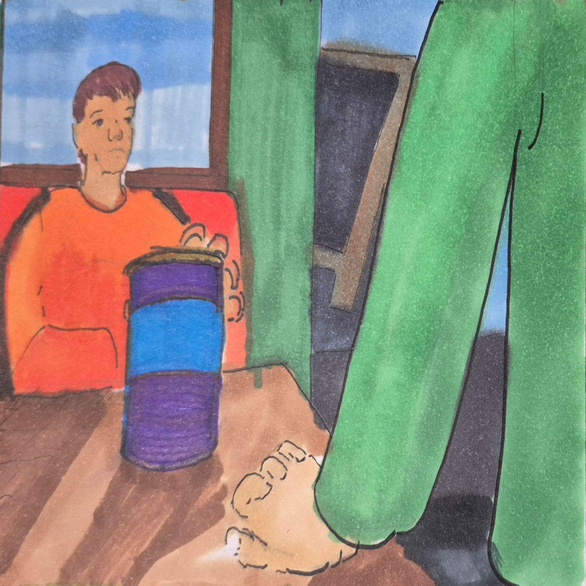 Inked Path: The flame of the rage is caged, how to clear, comic art, comic strips, inkedpath, Quibbles of the scribbles, the clone did it, webcomic, Away-ink, Late to the party, puzzlement, used or not