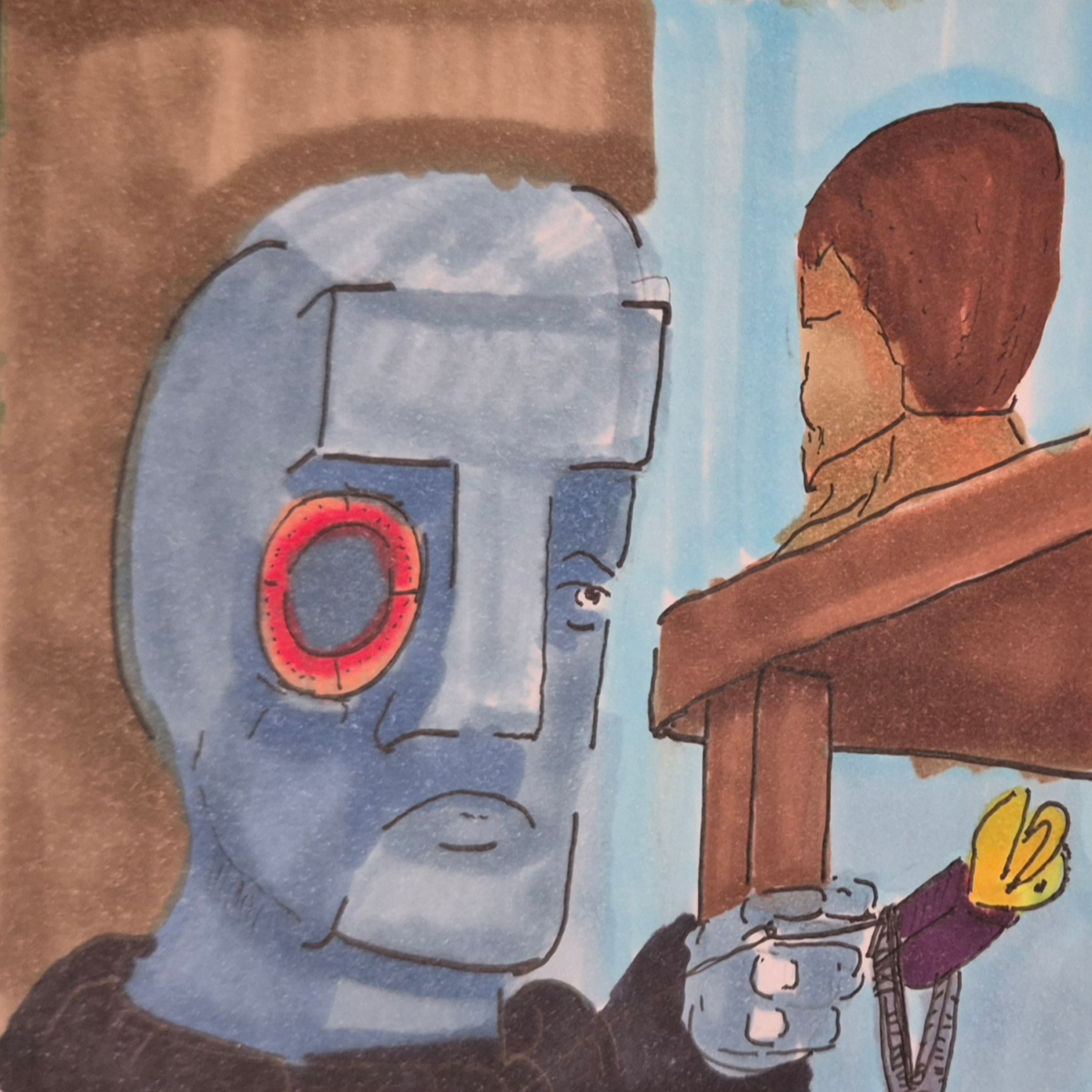 Inked Path: The Jelly Flower of an Artist, right?, comic art, comic strips, inkedpath, late to the party, puzzlement, Quibbles of the scribbles, the clone did it, used or not, webcomic.