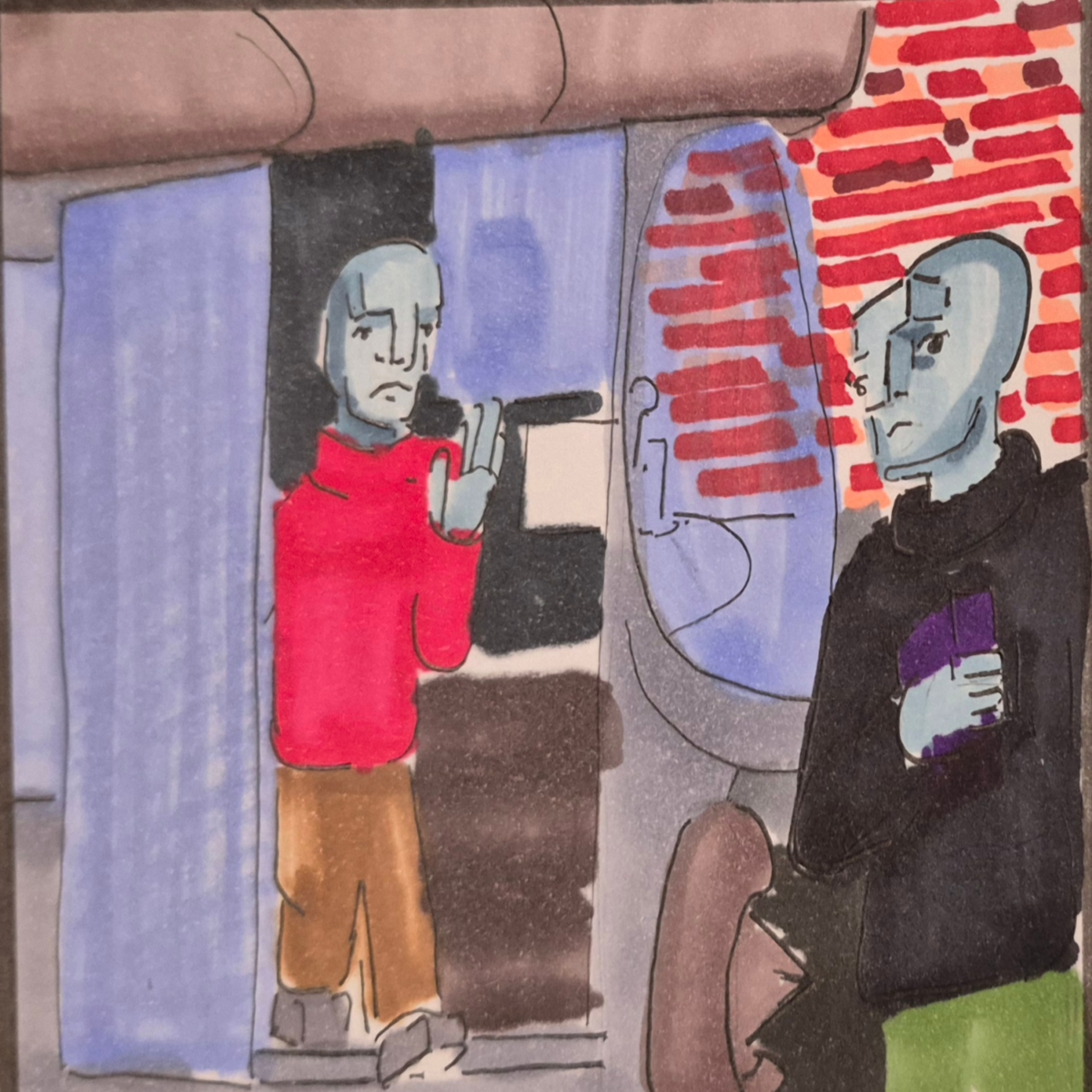 Inked Path: A Rifle Through, brings to mind, right?, comic art, comic strips, inkedpath, late to the party, puzzlement, Quibbles of the scribbles, the clone did it, used or not, webcomic.