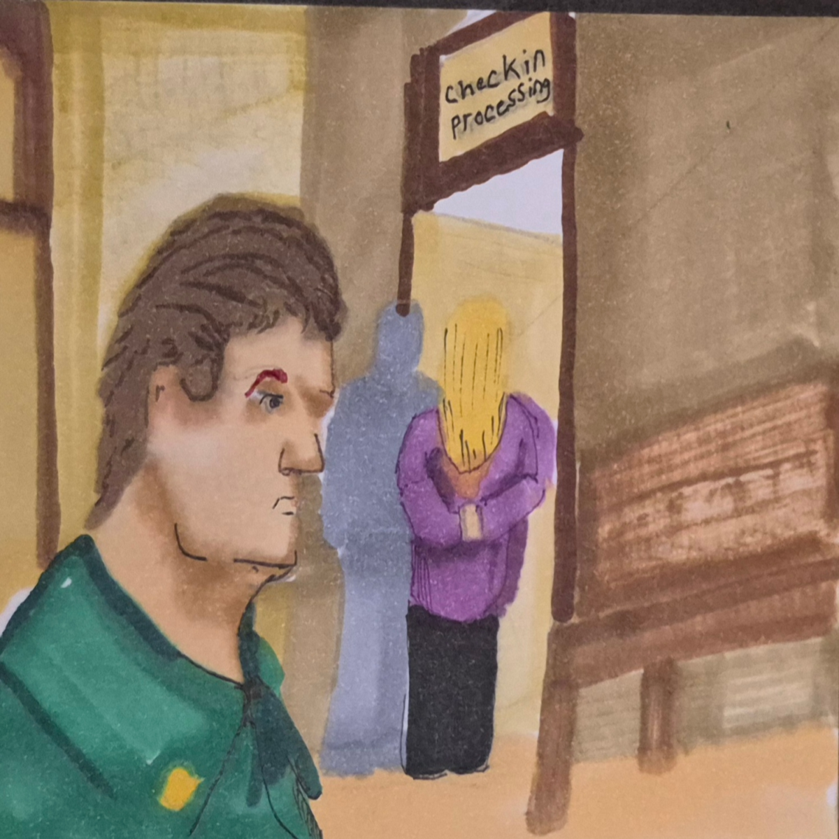 Inked Path: Flot to the Mind's Sight, Chasing the dreaming meaning, right?, comic art, comic strips, inkedpath, late to the party, puzzlement, Quibbles of the scribbles, the clone did it, used or not, webcomic.