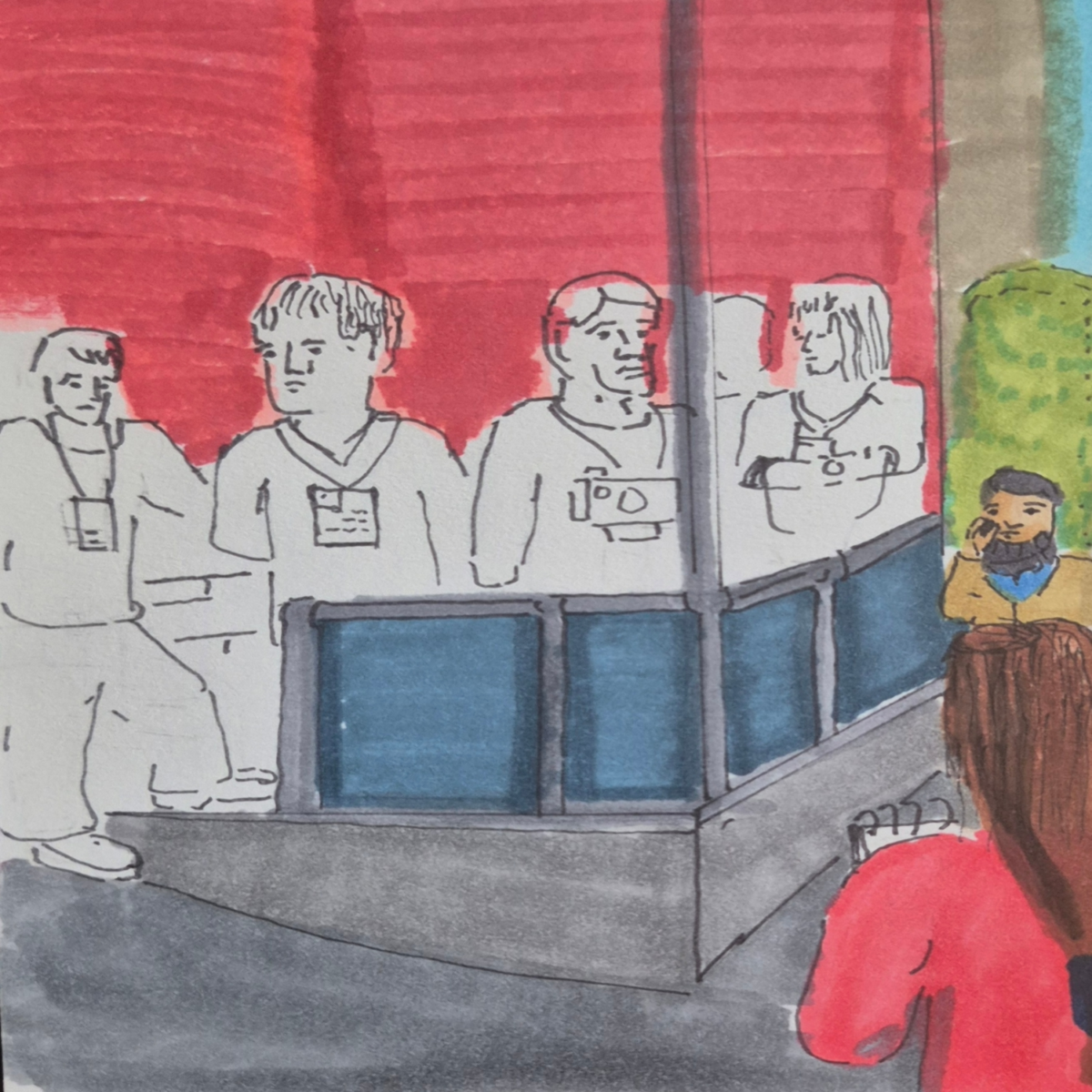 Inked Path: Wait, it was a different line, right?, comic art, comic strips, inkedpath, late to the party, puzzlement, Quibbles of the scribbles, the clone did it, used or not, webcomic.