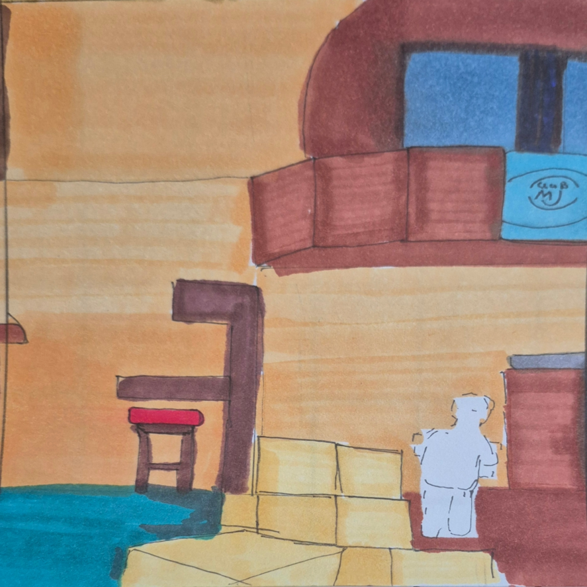 Inked Path: Wait, it was a different line, right?, comic art, comic strips, inkedpath, late to the party, puzzlement, Quibbles of the scribbles, the clone did it, used or not, webcomic.