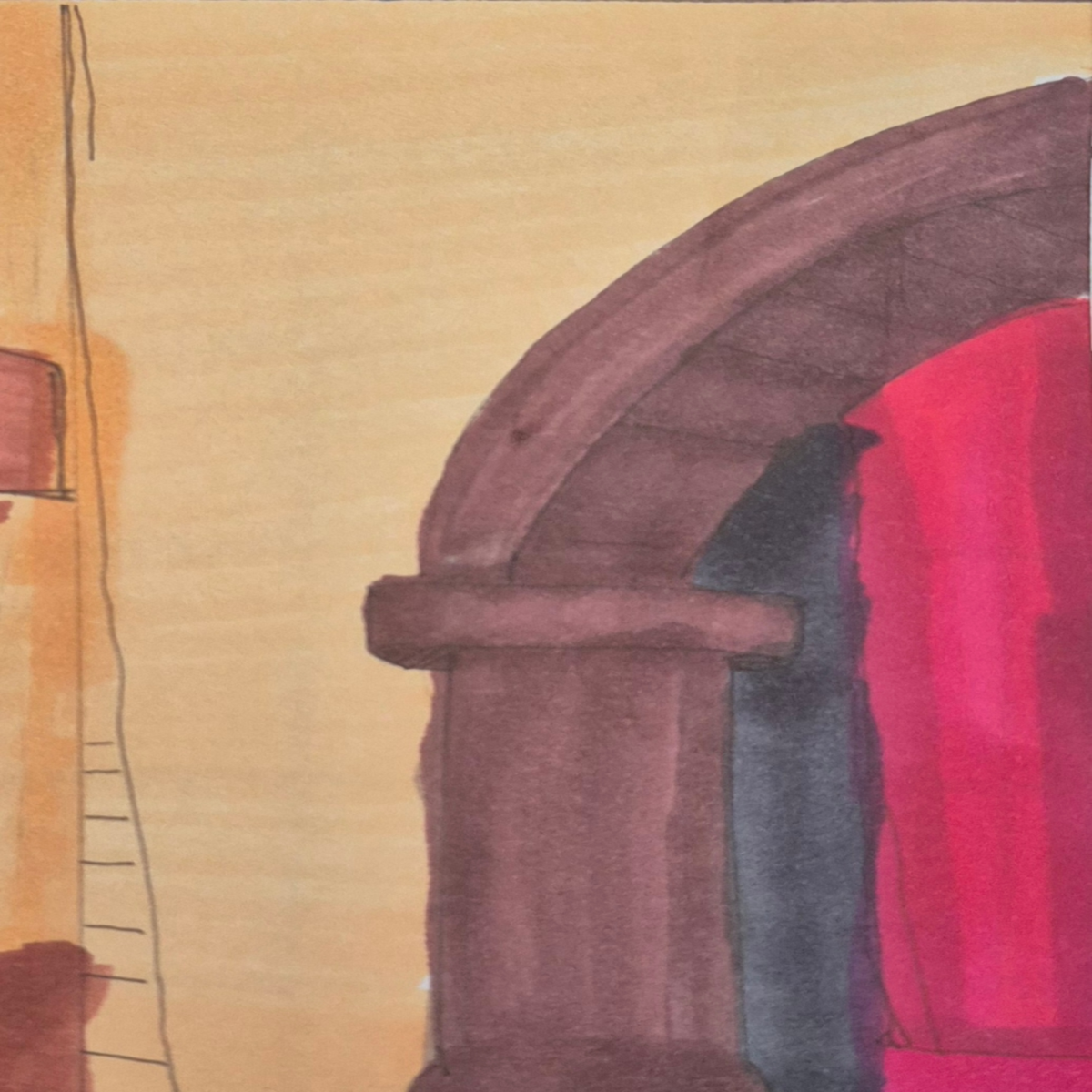 Inked Path: Wait, it was a different line, right?, comic art, comic strips, inkedpath, late to the party, puzzlement, Quibbles of the scribbles, the clone did it, used or not, webcomic.