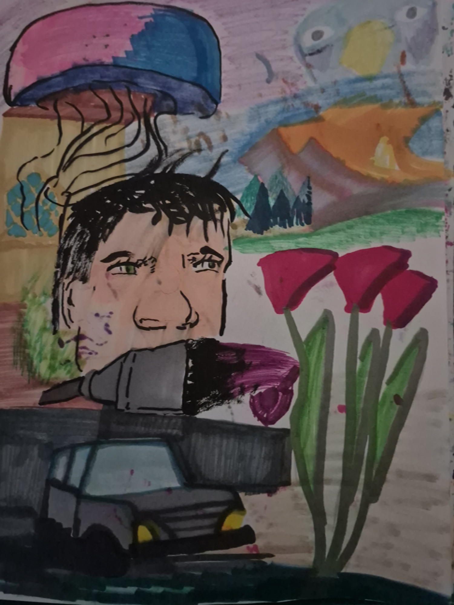 Inked Path: The Jelly Flower of an Artist