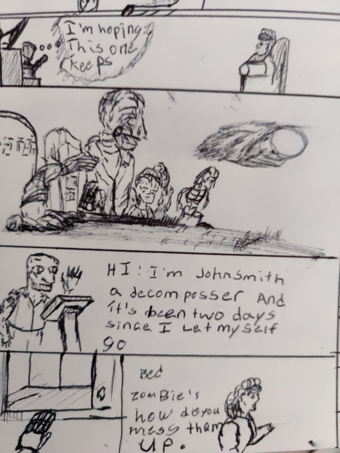 comic art, comic strips, inkedpath, Quibbles of the scribbles, the clone did it, webcomic, Away-ink, La tinta, away forward ink the path