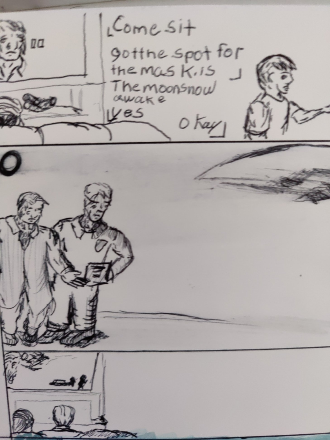 comic art, comic strips, inkedpath, Quibbles of the scribbles, the clone did it, webcomic, Away-ink, La tinta, away forward ink the path