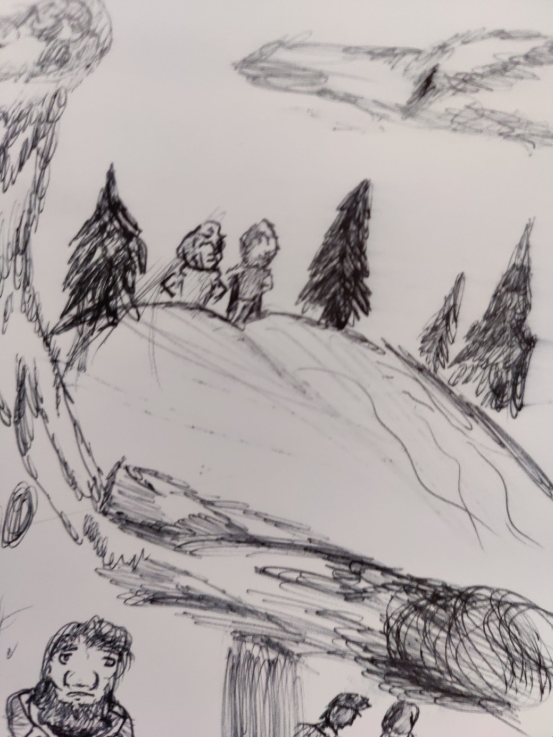 comic art, comic strips, inkedpath, Quibbles of the scribbles, the clone did it, webcomic, Away-ink, La tinta, away forward ink the path