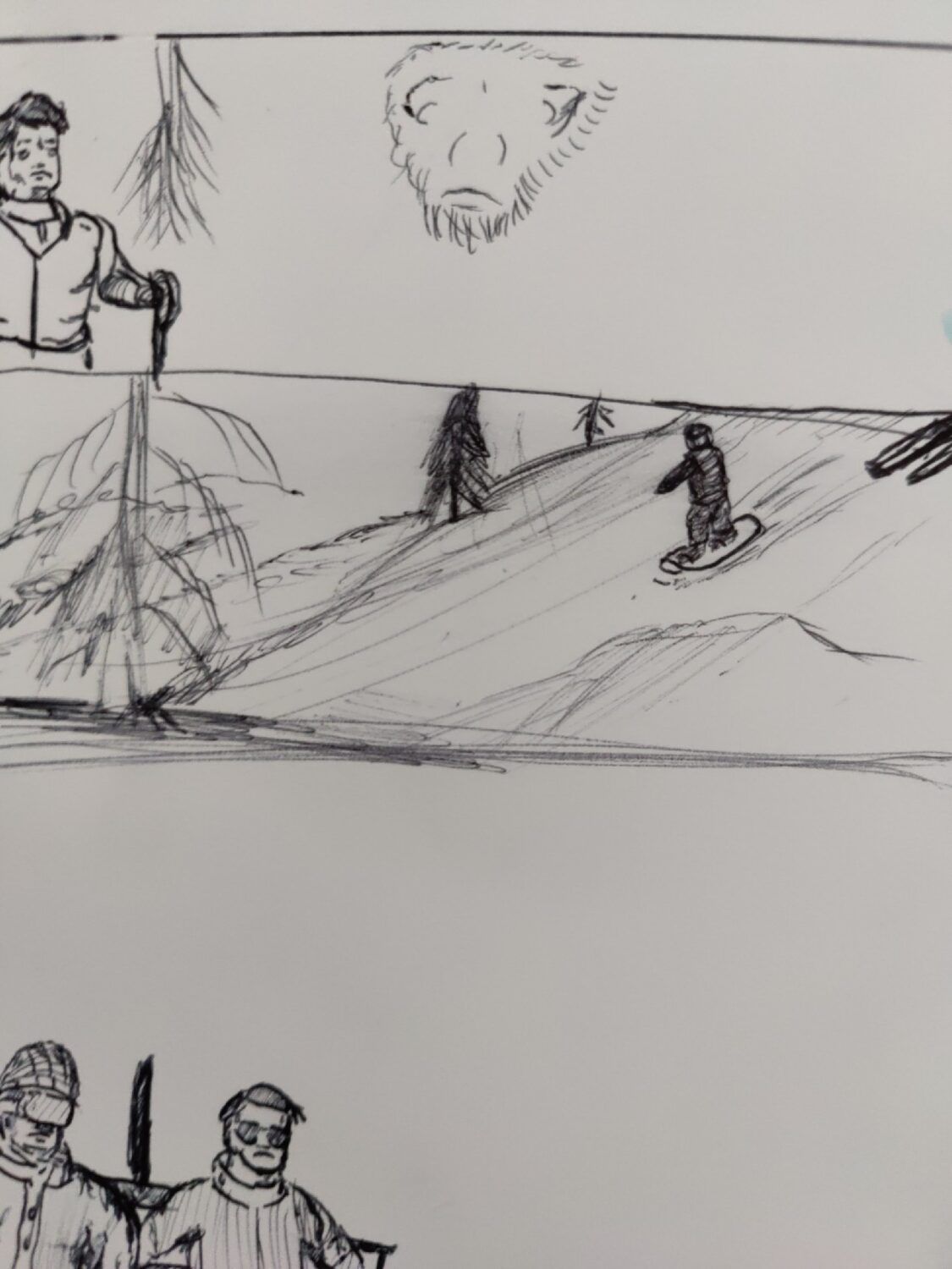 comic art, comic strips, inkedpath, Quibbles of the scribbles, the clone did it, webcomic, Away-ink, La tinta, away forward ink the path