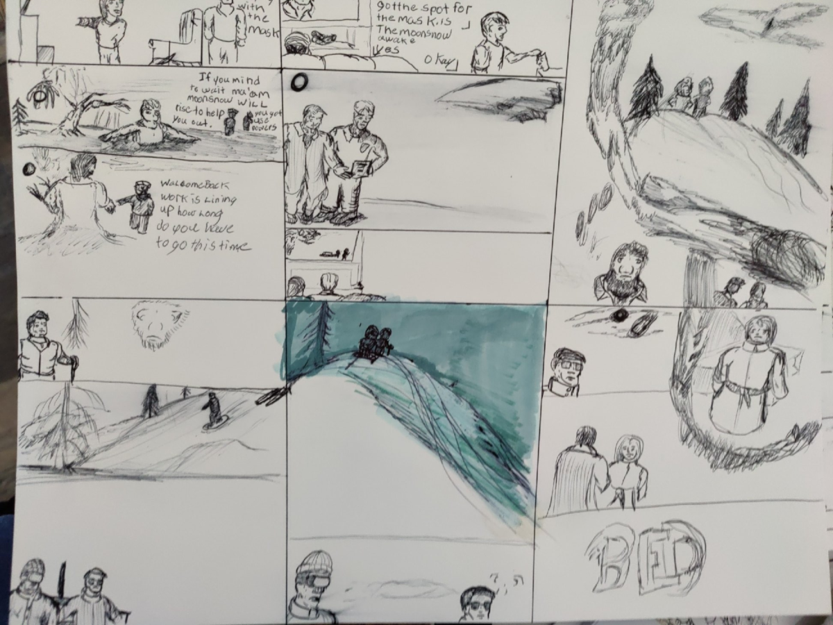 comic art, comic strips, inkedpath, Quibbles of the scribbles, the clone did it, webcomic, Away-ink, La tinta, away forward ink the path