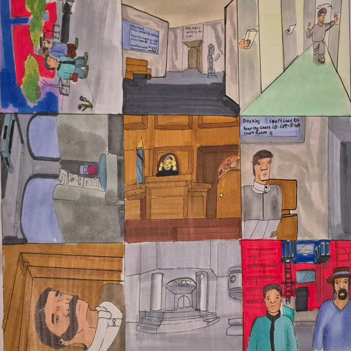 are added to give the comics a bit of a punch-up in the work presented. The walk and talk ends with the conspiracy theory of the camera flowers being used. While the testing for the pet was pushed to the limit in a cyclorama.