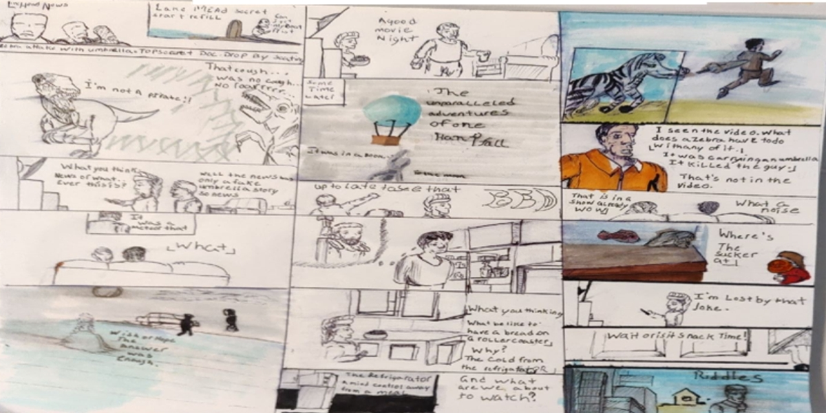 comic art, comic strips, inkedpath, Quibbles of the scribbles, the clone did it, webcomic, Away-ink, La tinta, away forward ink the path