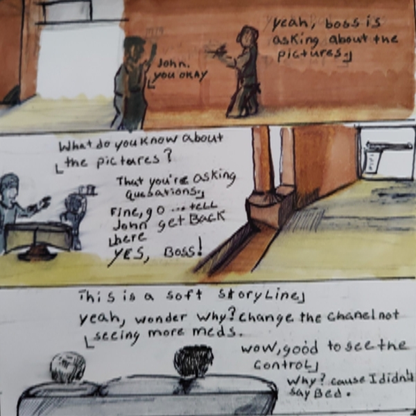 comic art, comic strips, inkedpath, Quibbles of the scribbles, the clone did it, webcomic, Away-ink, La tinta, away forward ink the path