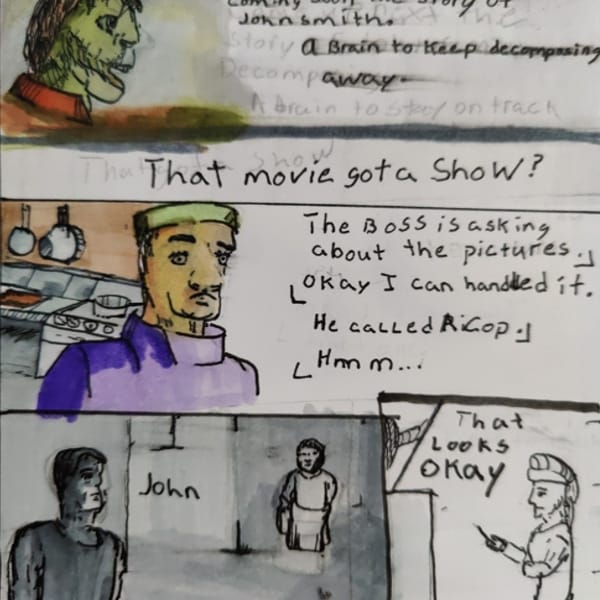 comic art, comic strips, inkedpath, Quibbles of the scribbles, the clone did it, webcomic, Away-ink, La tinta, away forward ink the path