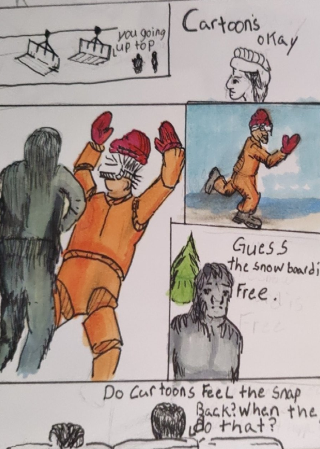 comic art, comic strips, inkedpath, Quibbles of the scribbles, the clone did it, webcomic, Away-ink, La tinta, away forward ink the path