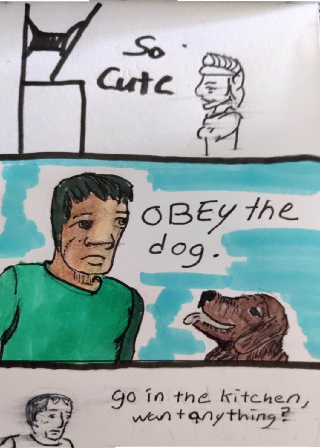 comic art, comic strips, inkedpath, Quibbles of the scribbles, the clone did it, webcomic, Away-ink, La tinta, away forward ink the path