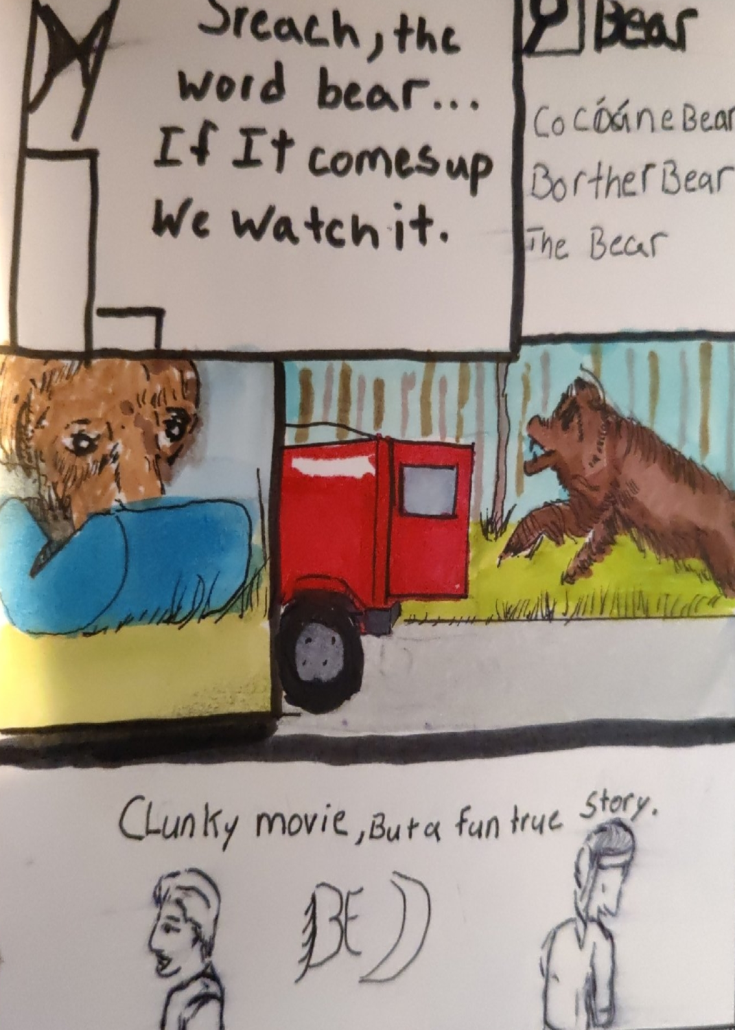 comic art, comic strips, inkedpath, Quibbles of the scribbles, the clone did it, webcomic, Away-ink,