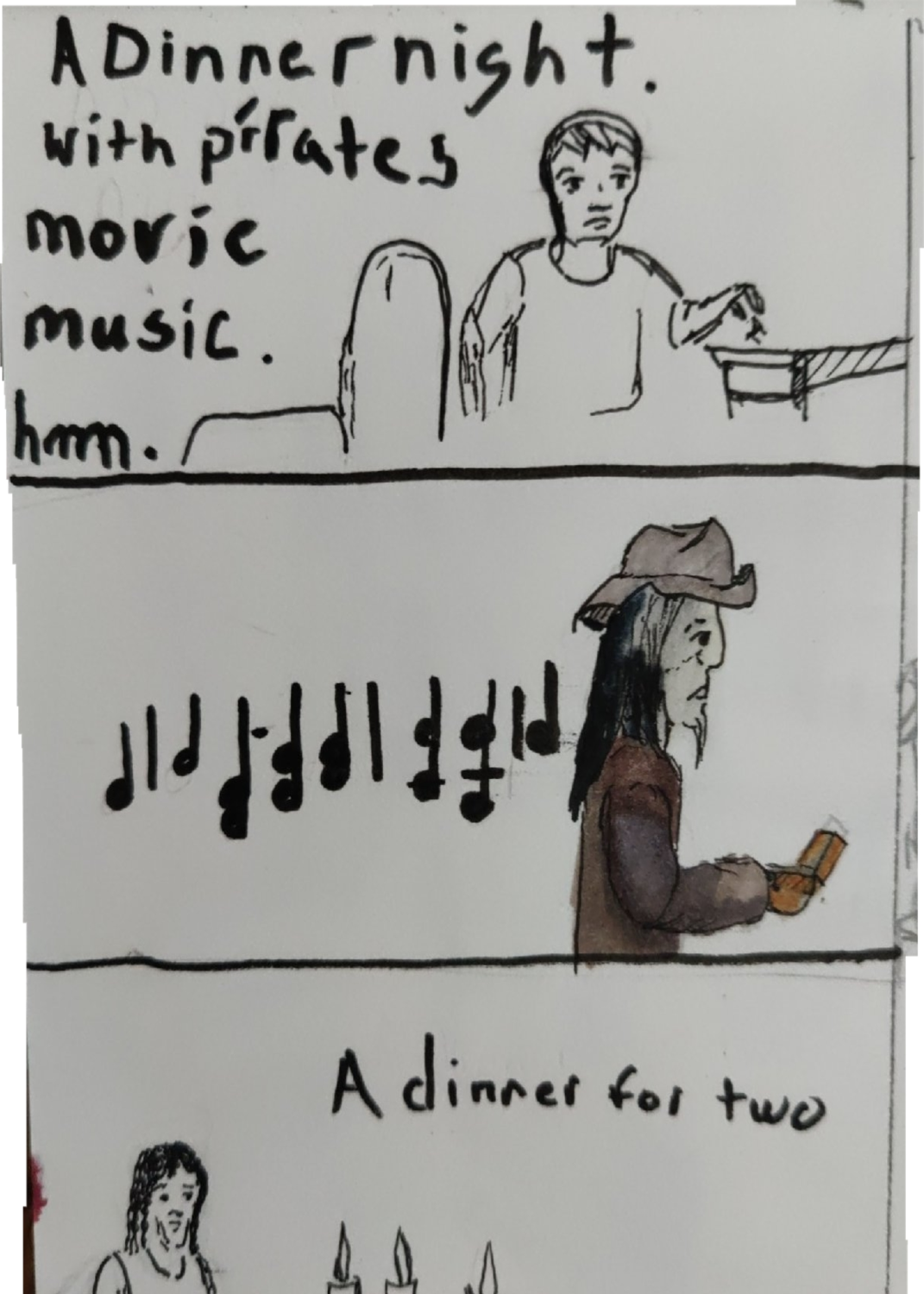 comic art, comic strips, inkedpath, Quibbles of the scribbles, the clone did it, webcomic, Away-ink,