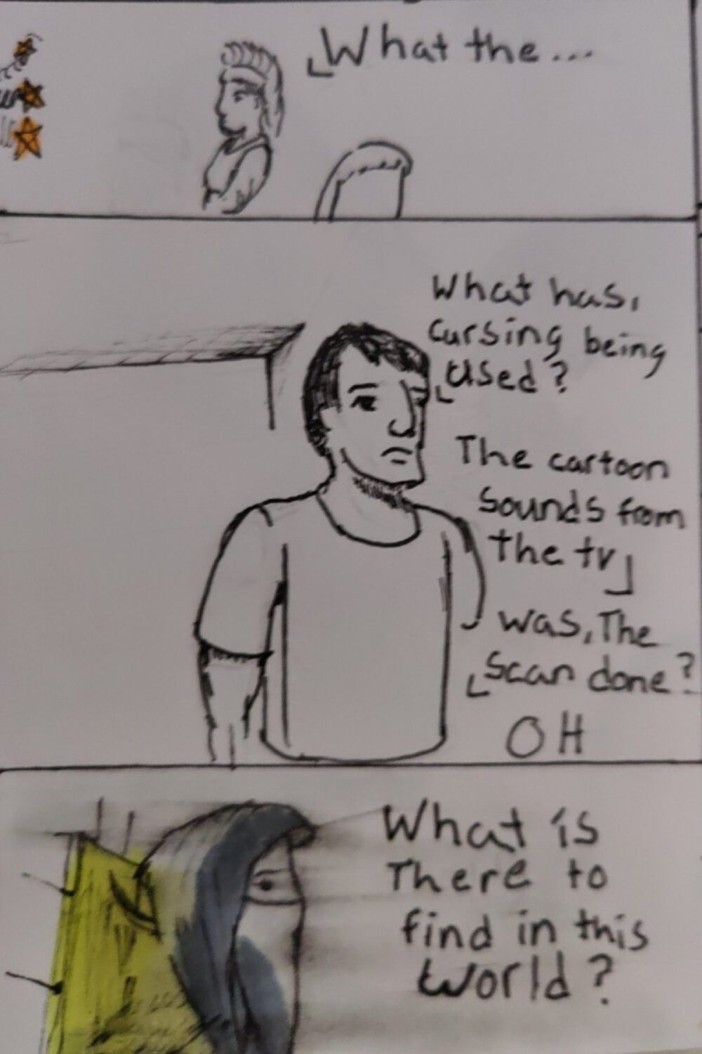 comic art, comic strips, inkedpath, Quibbles of the scribbles, the clone did it, webcomic, Away-ink, La tinta, away forward ink the path