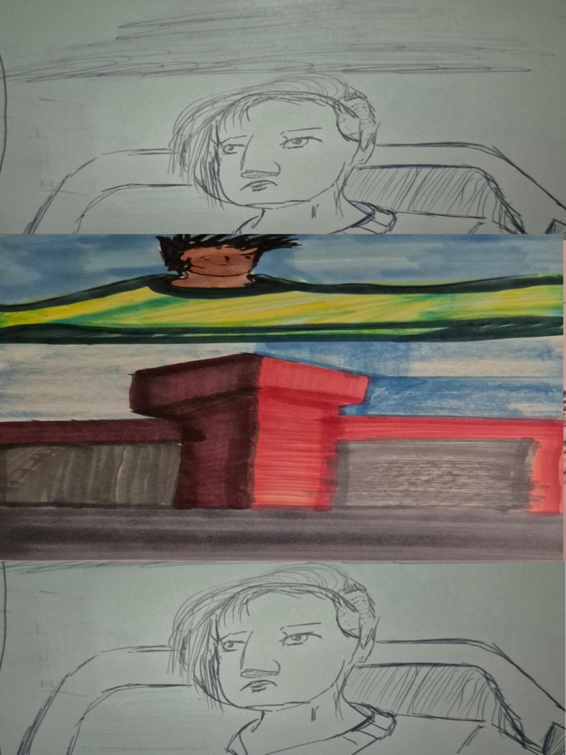 Inked Path: Once Used, Now The Cover, right?, comic art, comic strips, inkedpath, late to the party, puzzlement, Quibbles of the scribbles, the clone did it, used or not, webcomic.