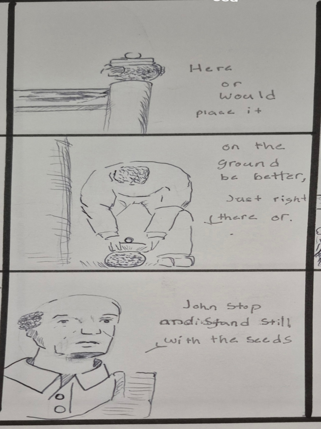 Inked path: Two Crowns Faced to The Crowd, comic art, comic strips, inkedpath, late to the party, puzzlement, Quibbles of the scribbles, the clone did it, used or not, webcomic.