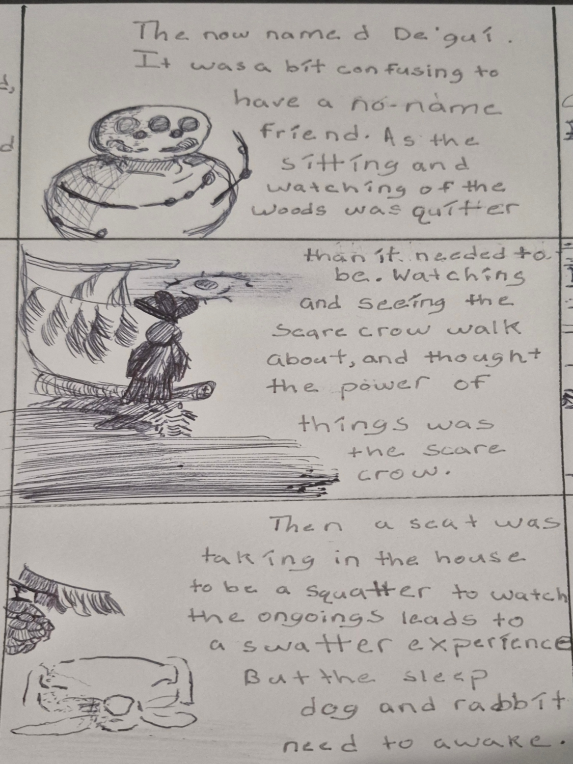 Inked Path: A Rifle Through, brings to mind, right?, comic art, comic strips, inkedpath, late to the party, puzzlement, Quibbles of the scribbles, the clone did it, used or not, webcomic.