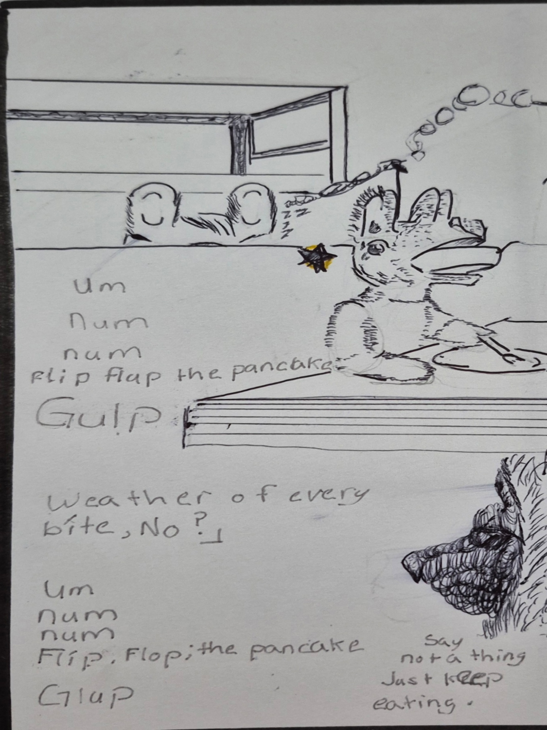 Inked Path: Once Used, Now The Cover, right?, comic art, comic strips, inkedpath, late to the party, puzzlement, Quibbles of the scribbles, the clone did it, used or not, webcomic.