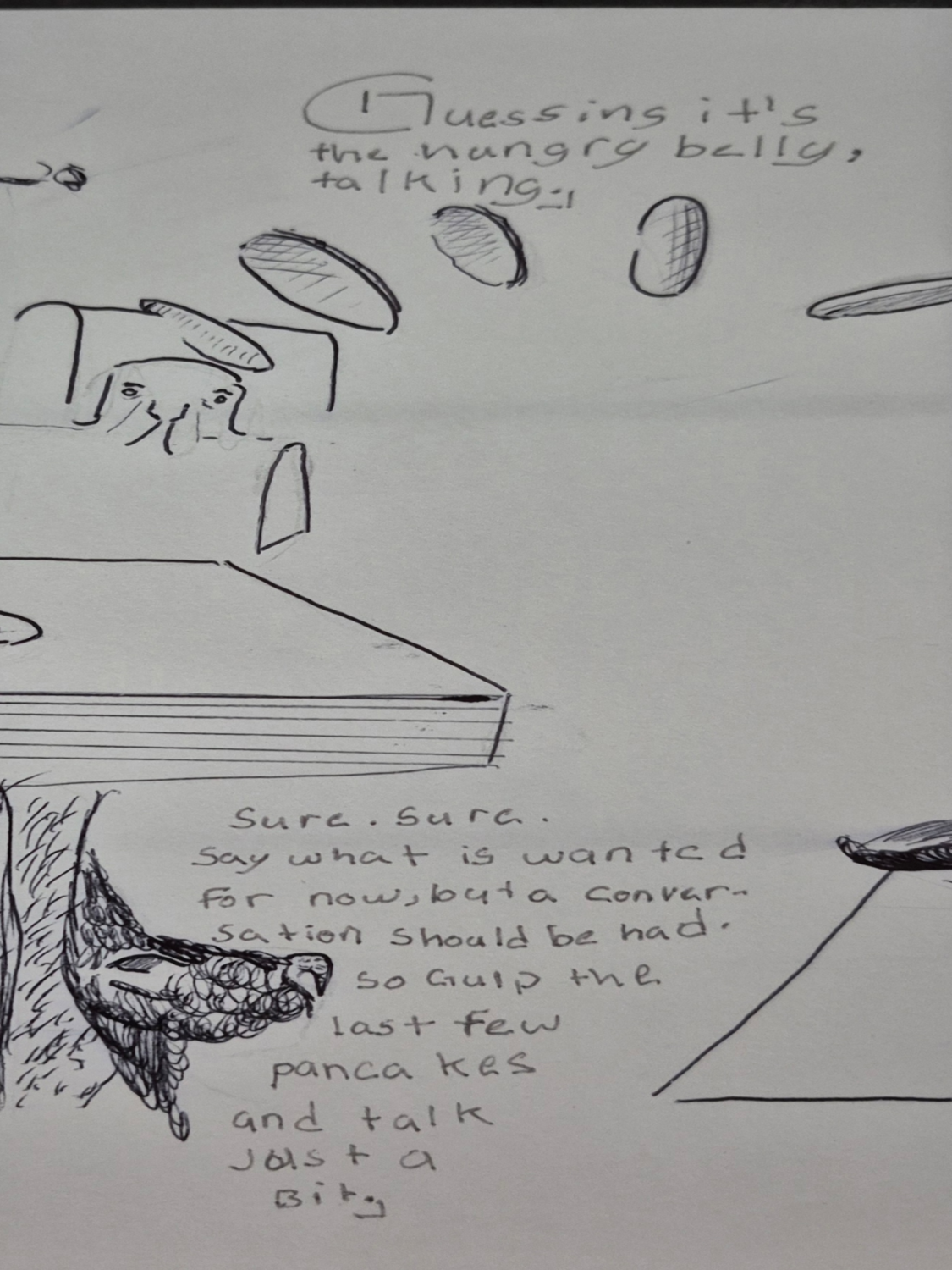 Inked Path: Once Used, Now The Cover, right?, comic art, comic strips, inkedpath, late to the party, puzzlement, Quibbles of the scribbles, the clone did it, used or not, webcomic.