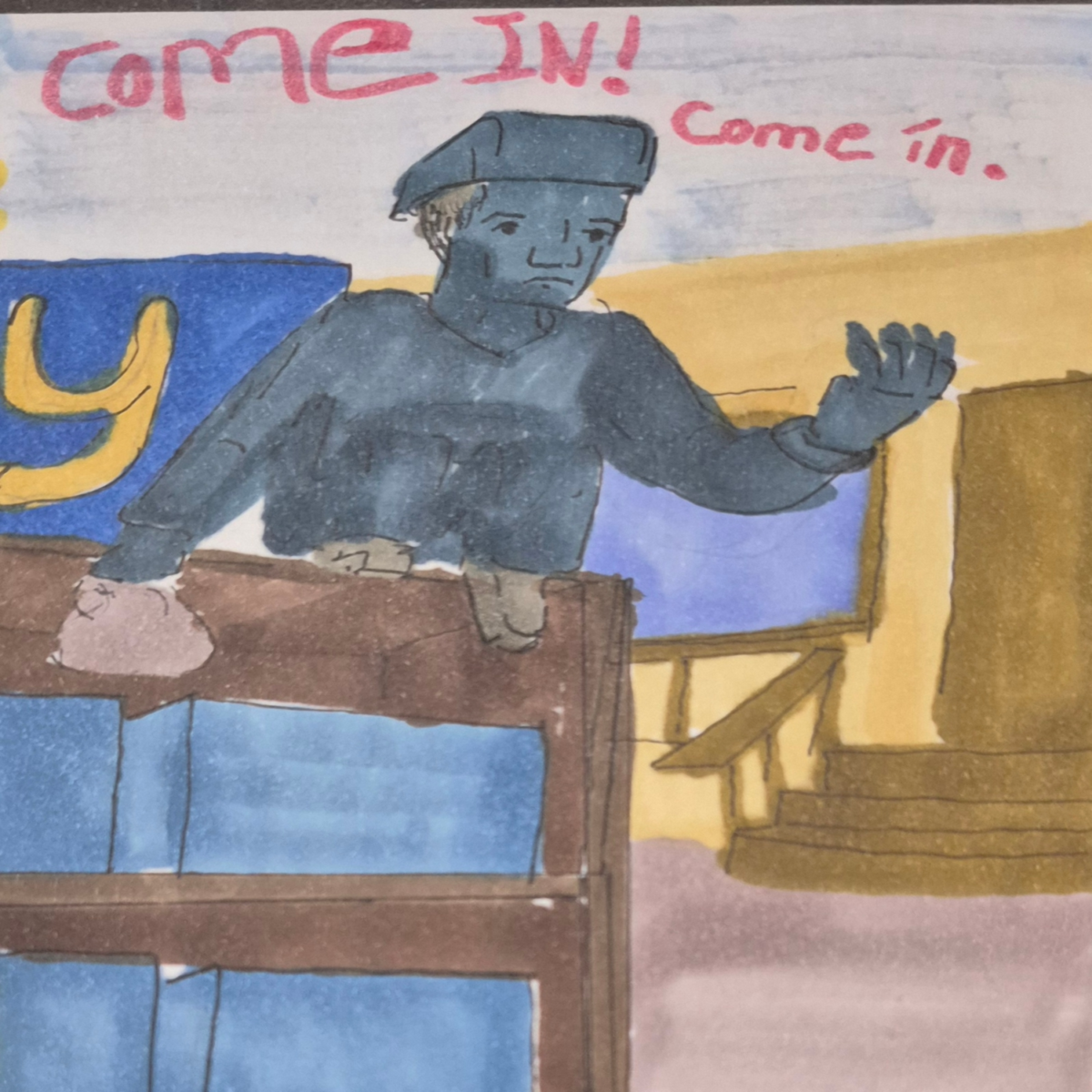 Inked Path: A murky depth and foggy view brings to mind, right?, comic art, comic strips, inkedpath, late to the party, puzzlement, Quibbles of the scribbles, the clone did it, used or not, webcomic.