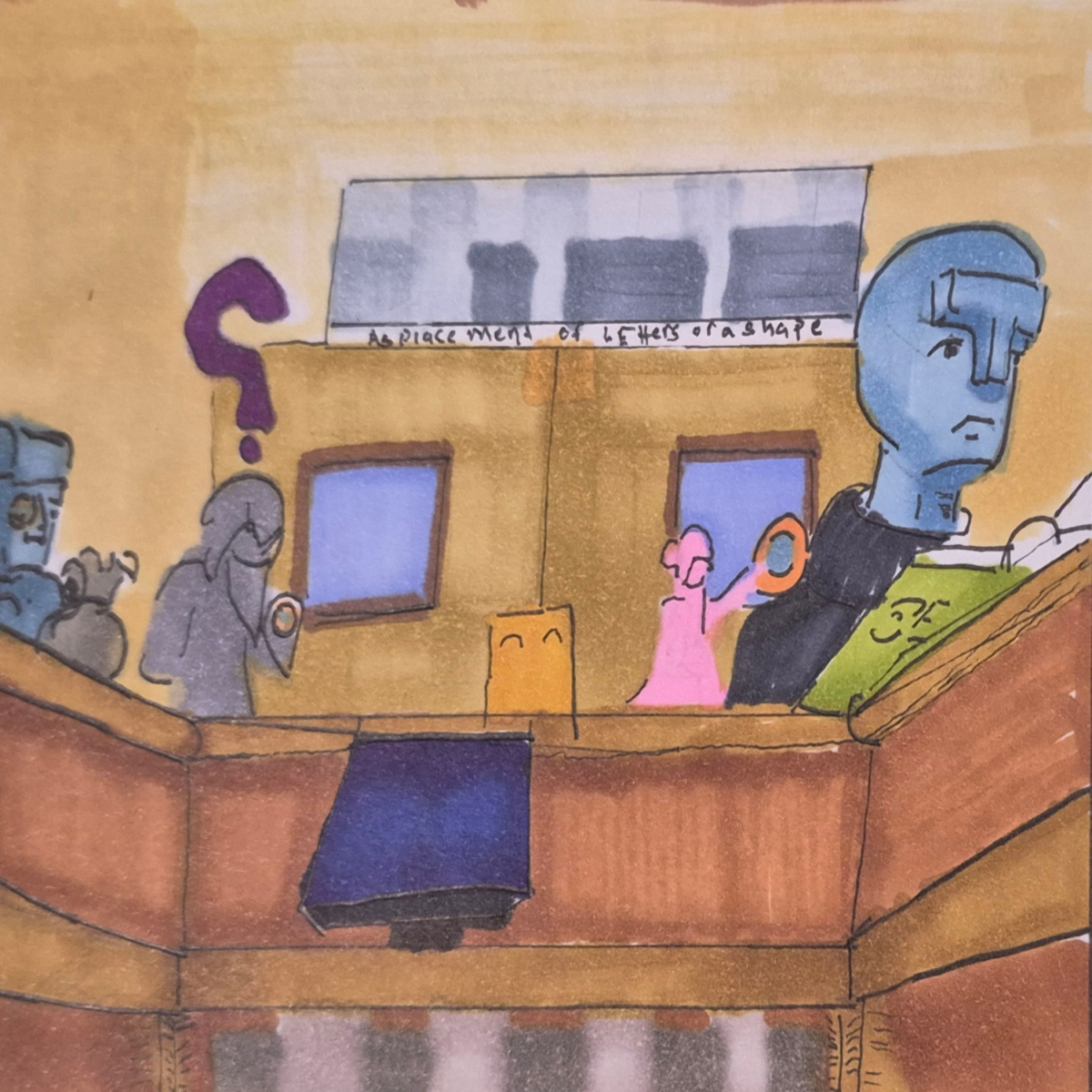 Inked Path: A murky depth and foggy view brings to mind, right?, comic art, comic strips, inkedpath, late to the party, puzzlement, Quibbles of the scribbles, the clone did it, used or not, webcomic.