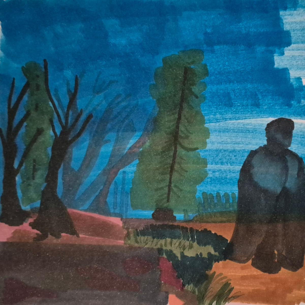 Inked Path: A murky depth and foggy view brings to mind, right?, comic art, comic strips, inkedpath, late to the party, puzzlement, Quibbles of the scribbles, the clone did it, used or not, webcomic.