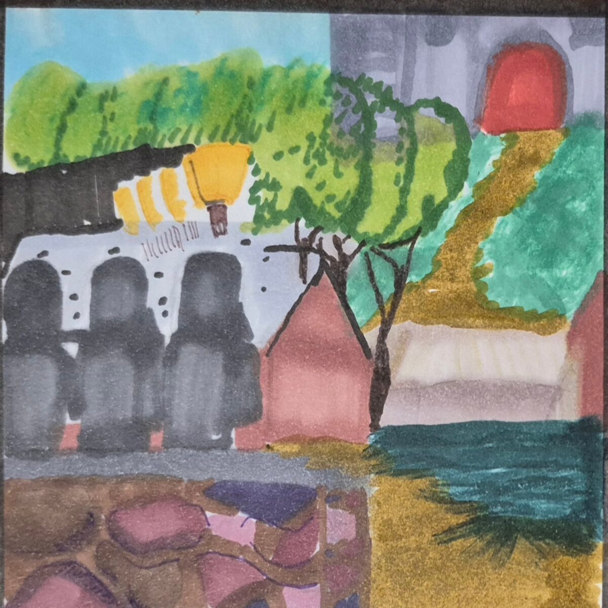 Inked Path: A murky depth and foggy view brings to mind, right?, comic art, comic strips, inkedpath, late to the party, puzzlement, Quibbles of the scribbles, the clone did it, used or not, webcomic.