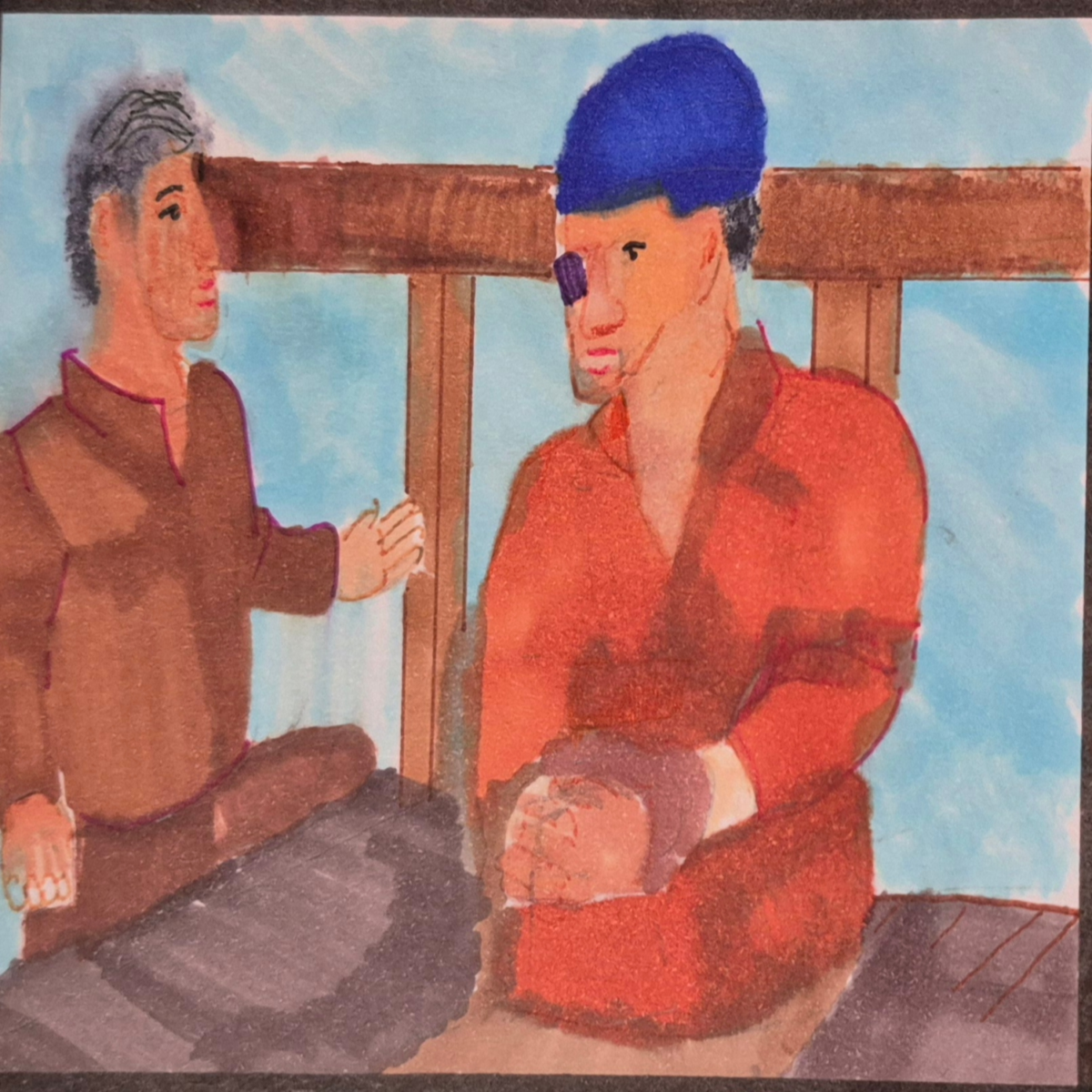 Inked Path: A murky depth and foggy view brings to mind, right?, comic art, comic strips, inkedpath, late to the party, puzzlement, Quibbles of the scribbles, the clone did it, used or not, webcomic.