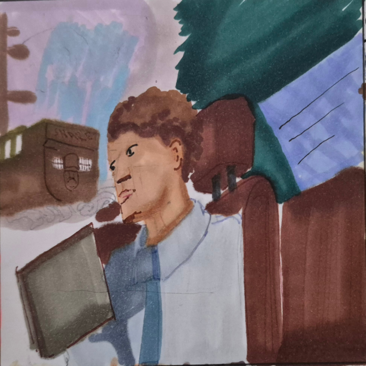 Inked Path: Once Used, Now The Cover, right?, comic art, comic strips, inkedpath, late to the party, puzzlement, Quibbles of the scribbles, the clone did it, used or not, webcomic.