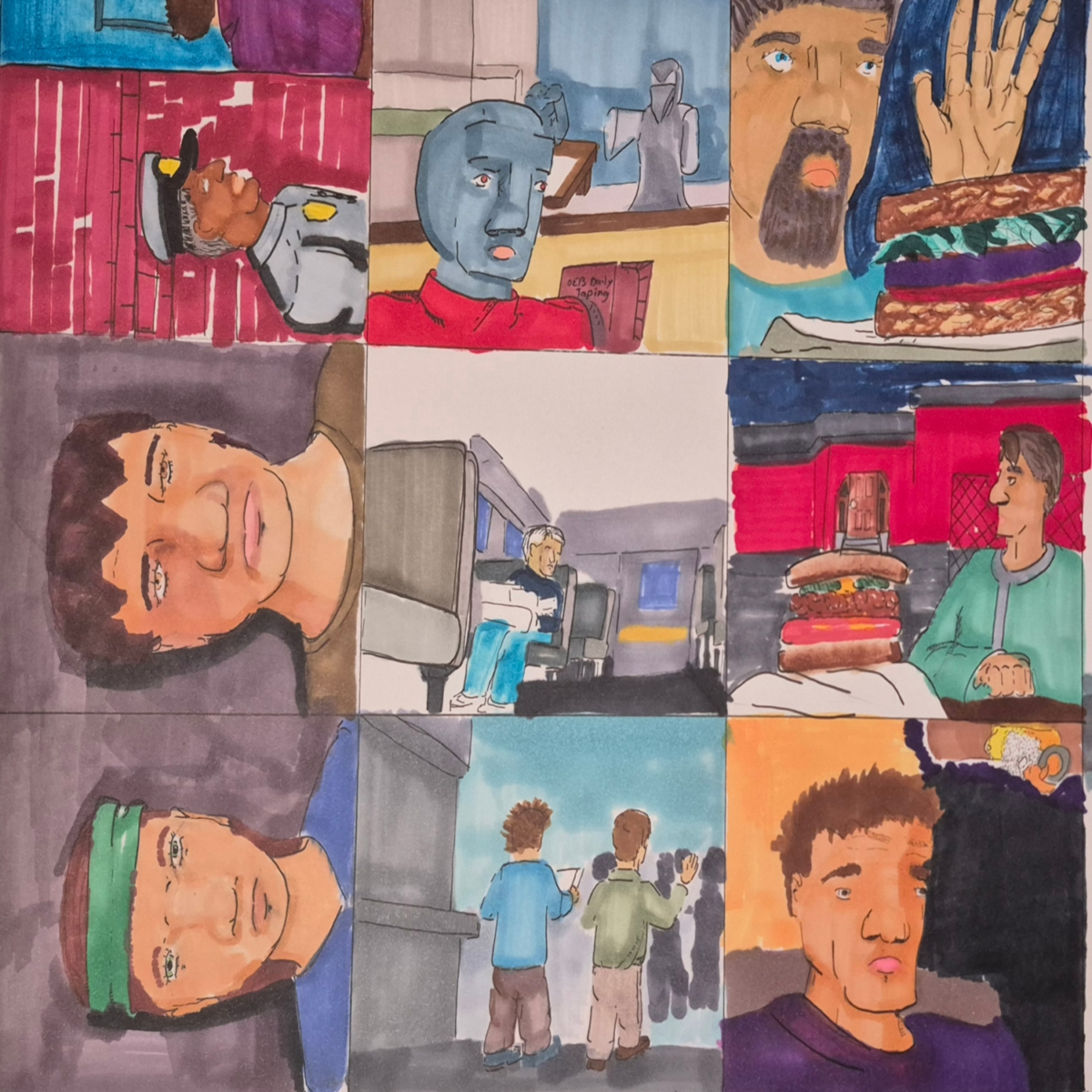 Inked Path: A murky depth and foggy view brings to mind, right?, comic art, comic strips, inkedpath, late to the party, puzzlement, Quibbles of the scribbles, the clone did it, used or not, webcomic.