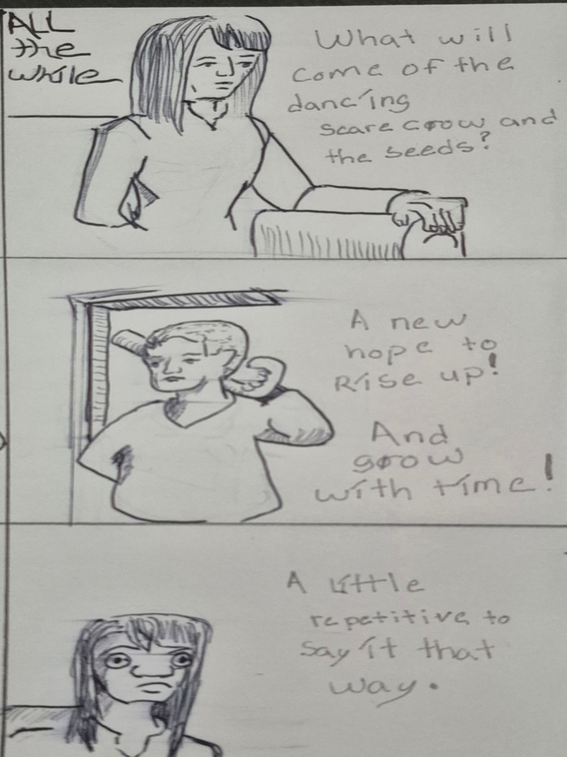 Inked Path: A murky depth and foggy view brings to mind, right?, comic art, comic strips, inkedpath, late to the party, puzzlement, Quibbles of the scribbles, the clone did it, used or not, webcomic.