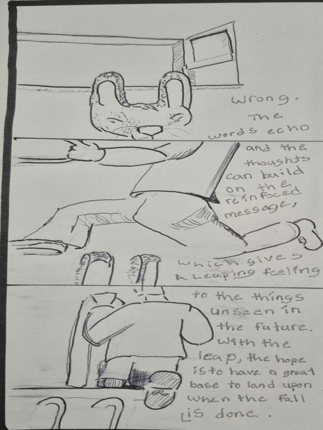 Inked Path: A murky depth and foggy view brings to mind, right?, comic art, comic strips, inkedpath, late to the party, puzzlement, Quibbles of the scribbles, the clone did it, used or not, webcomic.