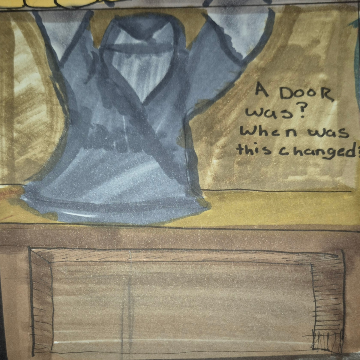 Inked Path: Negatives stacking, how to clear, comic art, comic strips, inkedpath, Quibbles of the scribbles, the clone did it, webcomic, Away-ink, Late to the party, puzzlement, used or not