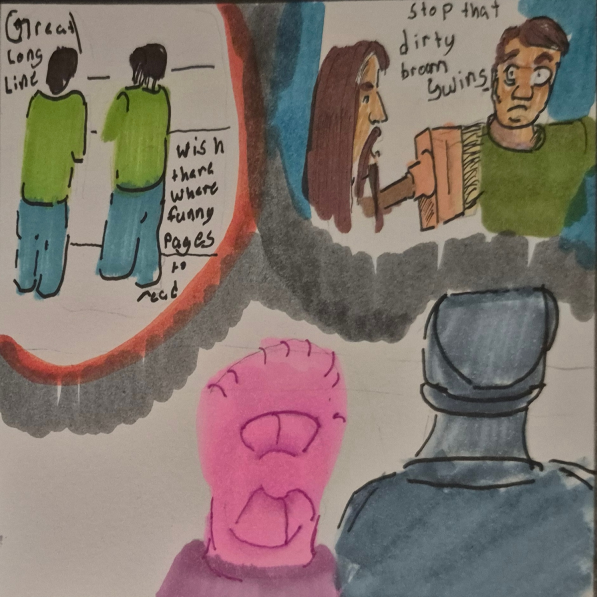 Inked Path: Mayor’s inward race to be reported., how to clear, comic art, comic strips, inkedpath, Quibbles of the scribbles, the clone did it, webcomic, Away-ink, Late to the party, puzzlement, used or not