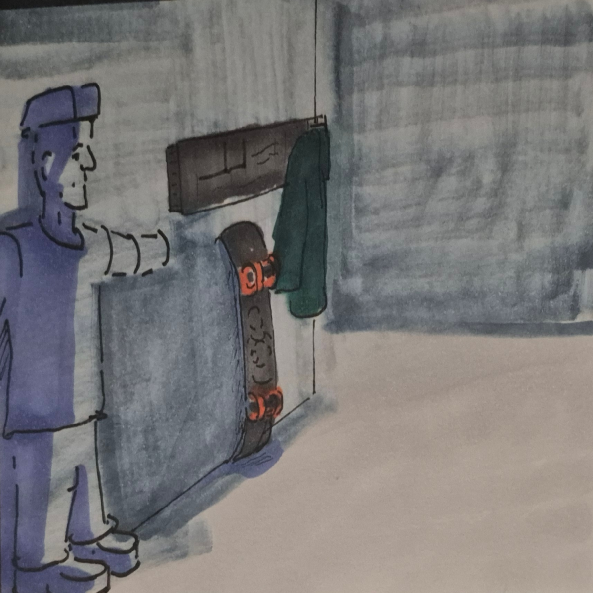 Inked Path:One curtain call, to see the changing., how to clear, comic art, comic strips, inkedpath, Quibbles of the scribbles, the clone did it, webcomic, Away-ink, Late to the party, puzzlement, used or not