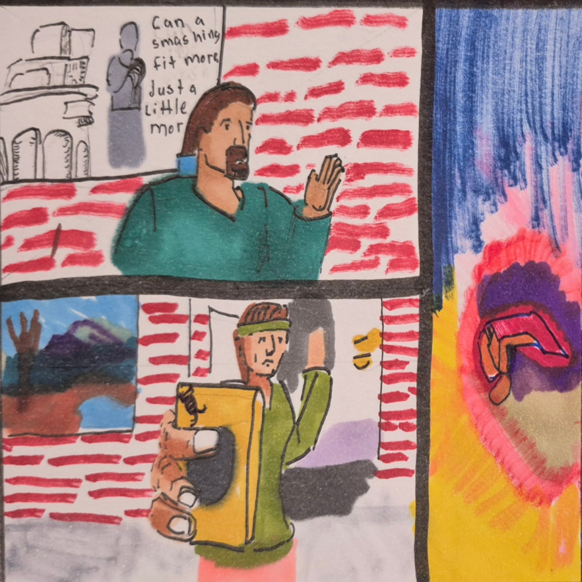 Inked Path:One Gifted rat makes a memory, how to clear, comic art, comic strips, inkedpath, Quibbles of the scribbles, the clone did it, webcomic, Away-ink, Late to the party, puzzlement, used or not